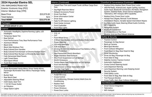 Used 2024 Hyundai Elantra SEL image 30