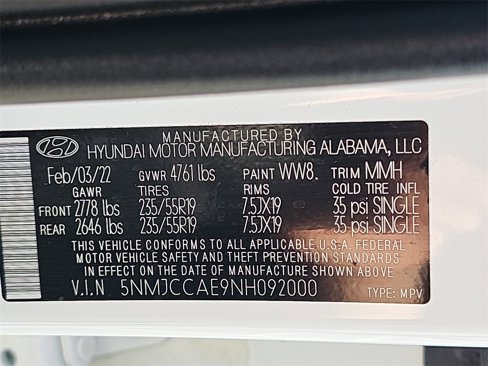 Used 2022 Hyundai Tucson SEL w/ Convenience + Premium Package image 36