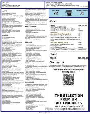 Used 2017 Jeep Compass Latitude w/ Cold Weather Group image 2