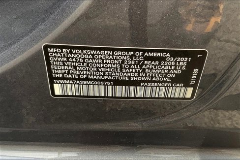 Used 2021 Volkswagen Passat 2.0T R-Line image 33
