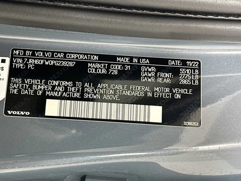 Certified 2023 Volvo S60 T8 Plus w/ Climate Package image 30