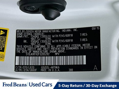 Used 2015 Toyota Highlander XLE image 34