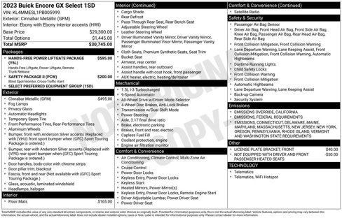 Certified 2023 Buick Encore GX Select image 41