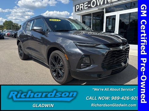 Certified 2021 Chevrolet Blazer RS w/ Enhanced Convenience Package image 1
