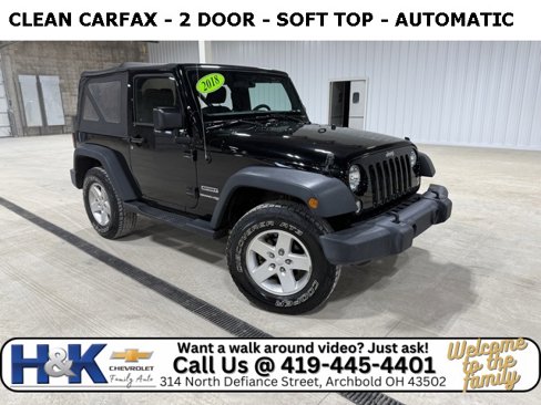Used 2018 Jeep Wrangler Sport image 1