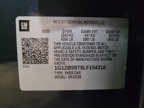 Used 2020 Chevrolet Malibu LS image 33