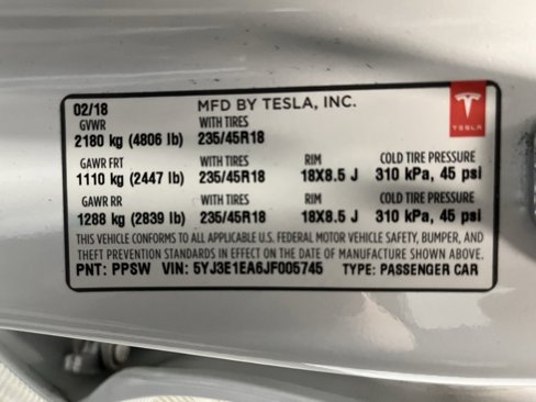 Used 2018 Tesla Model 3 Long Range image 22