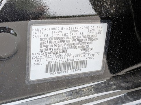 New 2025 Nissan Versa S w/ Trunk Package image 32