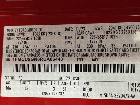 Certified 2024 Ford Escape Active image 34
