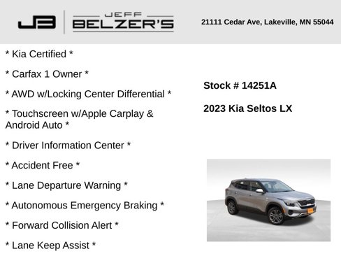 Certified 2023 Kia Seltos LX image 2