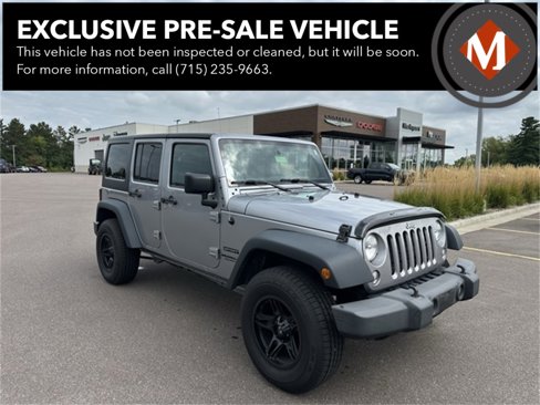 Certified 2017 Jeep Wrangler Unlimited Sport w/ Quick Order Package 24S image 1