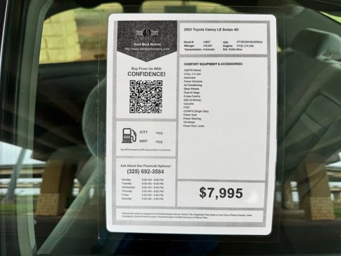 Used 2003 Toyota Camry LE image 30