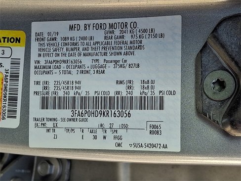 Used 2019 Ford Fusion SE w/ Equipment Group 151A image 29