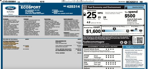 Used 2021 Ford EcoSport SE w/ SE Convenience Package image 2