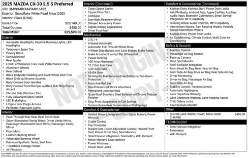 Certified 2025 MAZDA CX-30 AWD 2.5 S w/ Preferred Package image 4