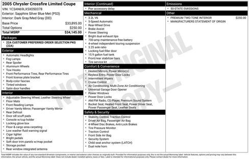 Used 2005 Chrysler Crossfire Limited image 33
