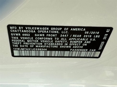 Used 2018 Volkswagen Passat 3.6 image 24