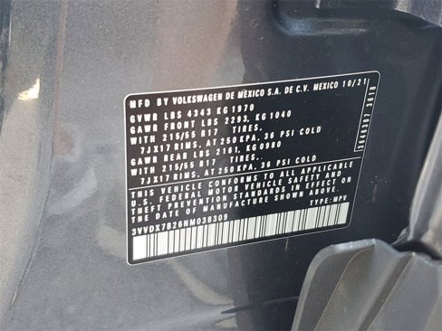 Certified 2022 Volkswagen Taos S w/ IQ Drive S Package image 30