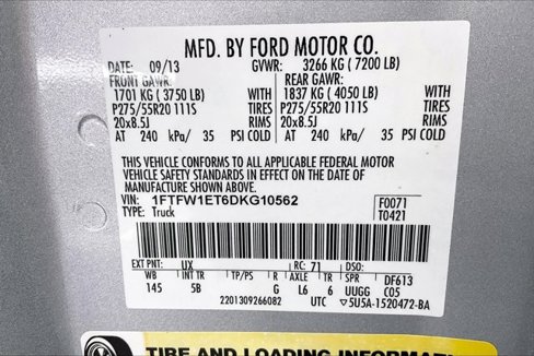 Used 2013 Ford F150 FX4 w/ Luxury Equipment Group image 34