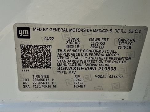 Used 2022 Chevrolet Equinox LT image 26