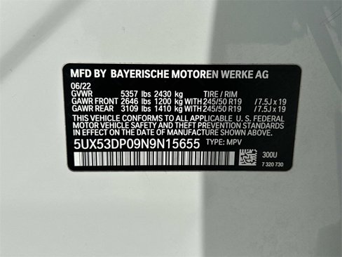 Used 2022 BMW X3 xDrive30i w/ Convenience Package image 30