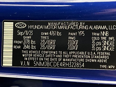 Used 2024 Hyundai Tucson SEL image 66