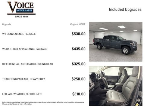 Used 2020 Chevrolet Colorado W/T w/ WT Convenience Package image 4
