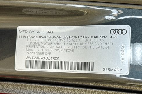 Used 2019 Audi A4 2.0T Premium w/ Convenience Package image 31