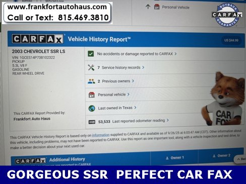Used 2003 Chevrolet SSR w/ Preferred Equipment Group image 7