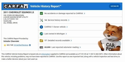Used 2011 Chevrolet Equinox LS image 5