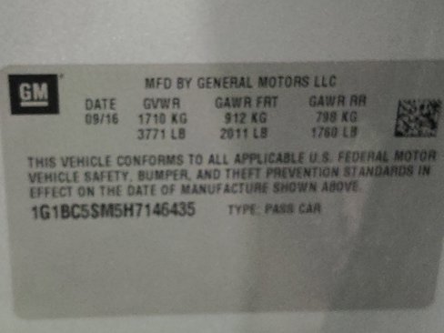 Used 2017 Chevrolet Cruze LS image 33