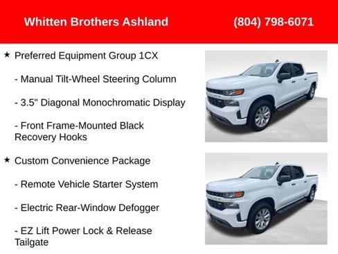 Used 2020 Chevrolet Silverado 1500 Custom w/ Custom Value Package image 4