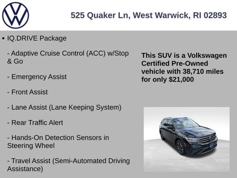 Certified 2022 Volkswagen Tiguan S w/ IQ.Drive Package image 13