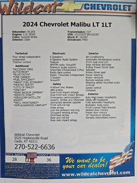 Used 2024 Chevrolet Malibu LT image 27