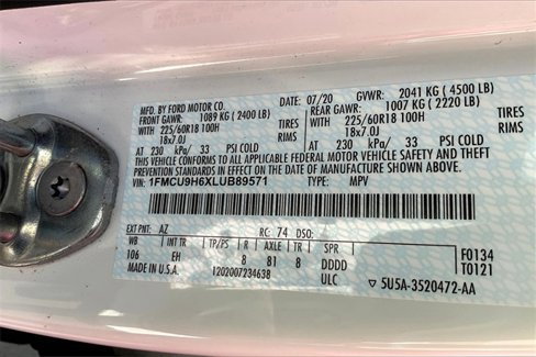 Used 2020 Ford Escape SEL image 30