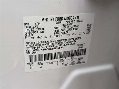 Used 2014 Ford Edge Limited w/ Equipment Group 301A image 34