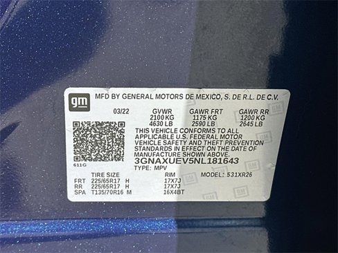 Certified 2022 Chevrolet Equinox LT image 33