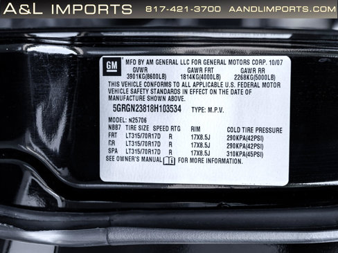 Used 2008 HUMMER H2 image 68