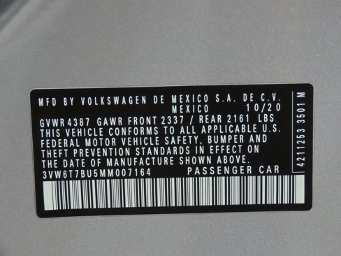 Certified 2021 Volkswagen Jetta GLI Autobahn image 35