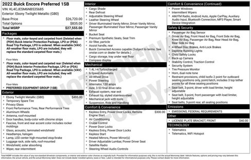 Used 2022 Buick Encore Preferred image 36