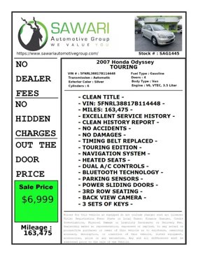 Used 2007 Honda Odyssey Touring image 26