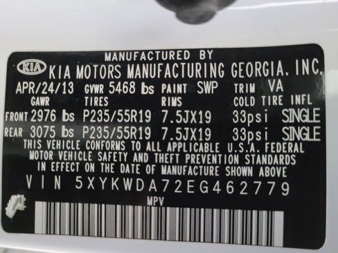 Used 2014 Kia Sorento SX w/ 3rd Row Package image 33