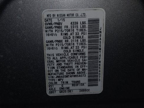 Used 2015 Nissan Rogue S w/ Convenience Package image 33
