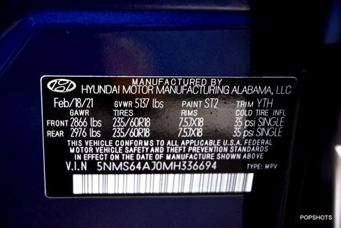 Used 2021 Hyundai Santa Fe SEL w/ Convenience Package image 20