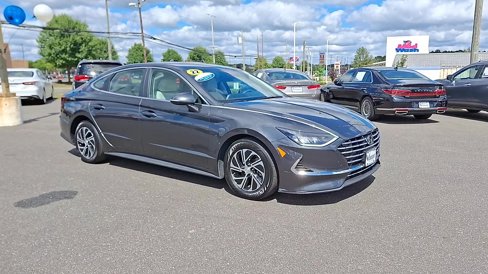 Certified 2022 Hyundai Sonata Blue image 2