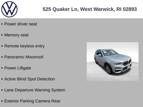 Used 2020 BMW X3 xDrive30i w/ Premium Package image 24