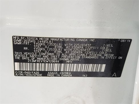 Used 2014 Toyota RAV4 XLE image 32