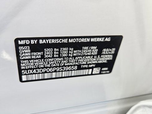 Certified 2023 BMW X3 sDrive30i w/ M Sport Package image 26