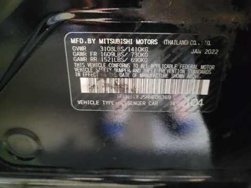 Used 2022 Mitsubishi Mirage G4 Black Edition image 33