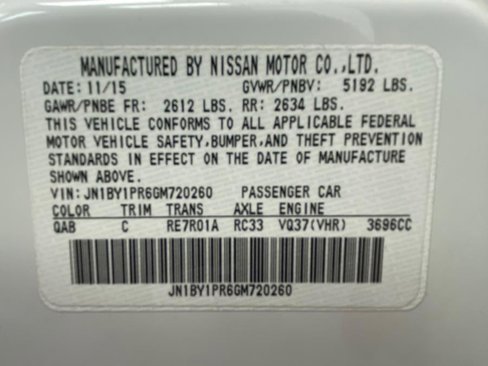 Used 2016 INFINITI Q70 L 3.7 image 56